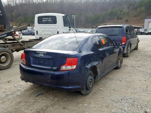 JTKJF5C73C3030355 - 2012 TOYOTA SCION TC ლურჯი ფოტო 4