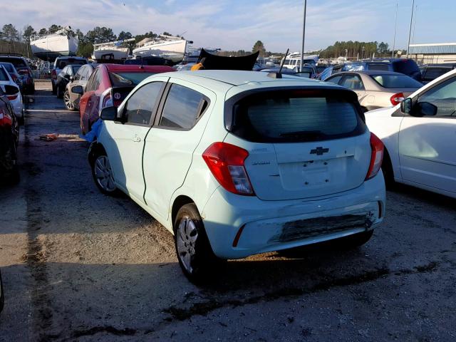 KL8CB6SA9HC727740 - 2017 CHEVROLET SPARK LS TEAL photo 3