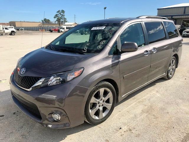 5TDXK3DC6ES505205 - 2014 TOYOTA SIENNA SPO GRAY photo 2