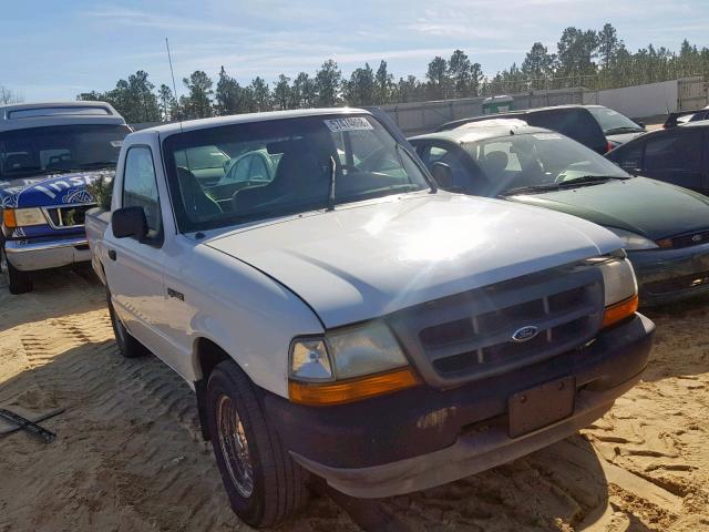 1FTYR10C0YTA55115 - 2000 FORD RANGER WHITE photo 1