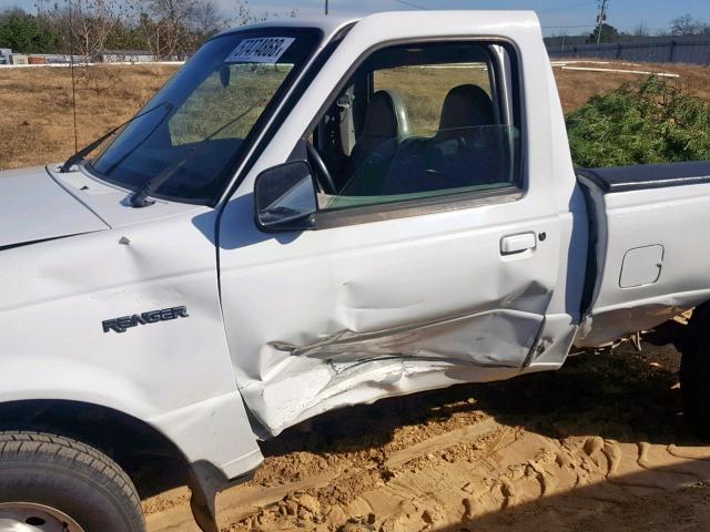 1FTYR10C0YTA55115 - 2000 FORD RANGER WHITE photo 10