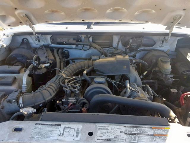 1FTYR10C0YTA55115 - 2000 FORD RANGER WHITE photo 7