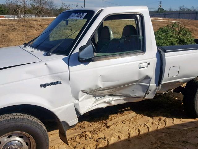 1FTYR10C0YTA55115 - 2000 FORD RANGER WHITE photo 9