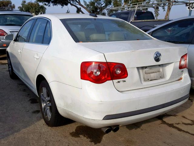 3VWSG71K06M741135 - 2006 VOLKSWAGEN JETTA 2.5 WHITE photo 3