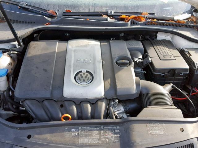 3VWSG71K06M741135 - 2006 VOLKSWAGEN JETTA 2.5 WHITE photo 7