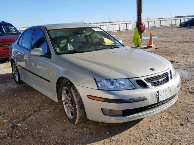 YS3FD49Y971116308 - 2007 SAAB 9-3 2.0T SILVER photo 1