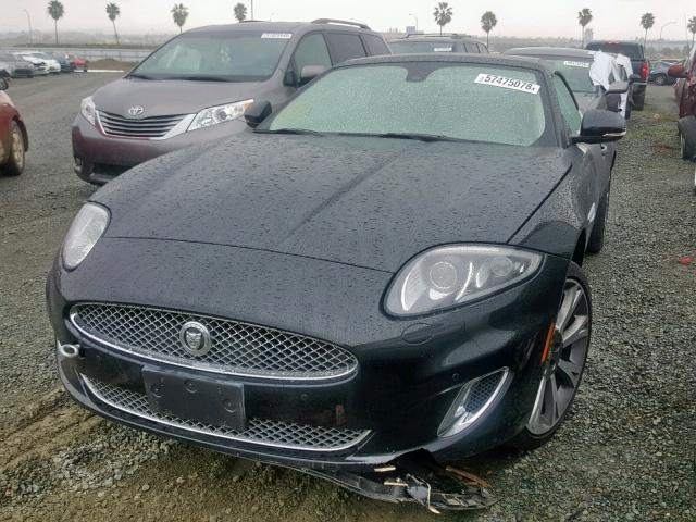 SAJWA4GB6DLB50273 - 2013 JAGUAR XK BLACK photo 2