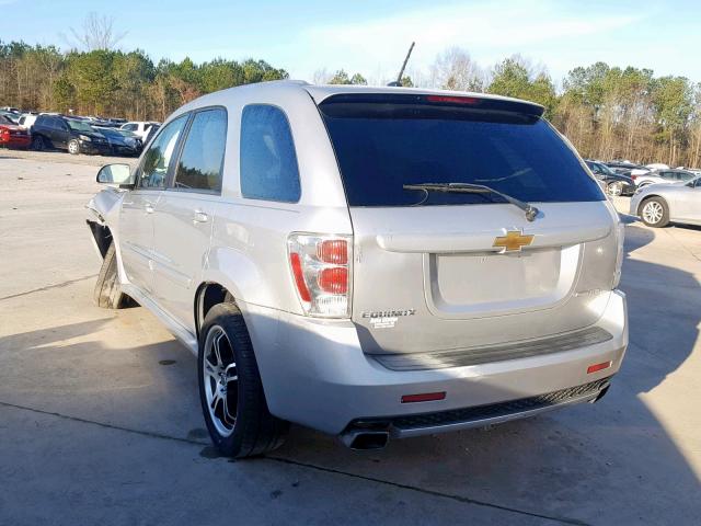 2CNDL037696233267 - 2009 CHEVROLET EQUINOX SP SILVER photo 3