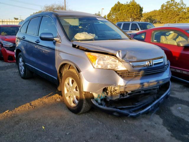 JHLRE38767C036055 - 2007 HONDA CR-V EXL BLUE photo 1