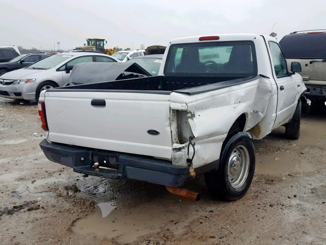 1FTYR10U74PB11515 - 2004 FORD RANGER WHITE photo 4