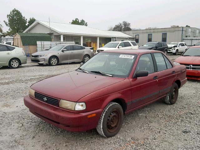 1N4EB31P5RC729268 - 1994 NISSAN SENTRA E RED photo 2