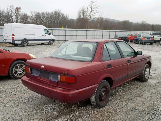 1N4EB31P5RC729268 - 1994 NISSAN SENTRA E RED photo 4