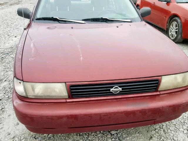 1N4EB31P5RC729268 - 1994 NISSAN SENTRA E RED photo 9