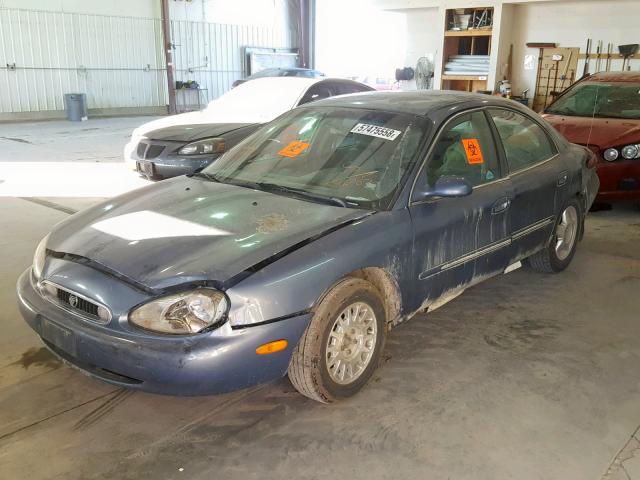 1MEFM53U9XA668165 - 1999 MERCURY SABLE LS BLUE photo 2