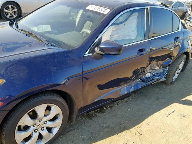 1HGCP26738A110668 - 2008 HONDA ACCORD EX BLUE photo 10