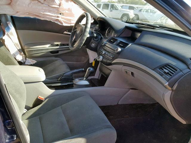 1HGCP26738A110668 - 2008 HONDA ACCORD EX BLUE photo 5