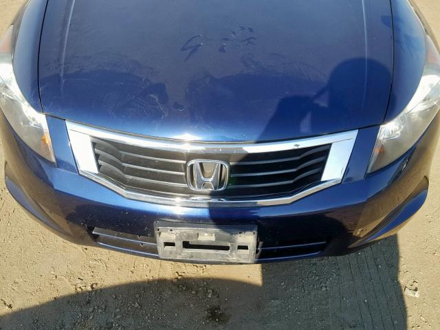 1HGCP26738A110668 - 2008 HONDA ACCORD EX BLUE photo 9