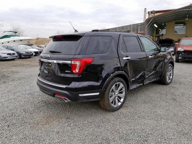 1FM5K8F89JGB58028 - 2018 FORD EXPLORER L BLACK photo 3