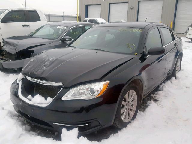 1C3CCBBB2CN114690 - 2012 CHRYSLER 200 TOURIN BLACK photo 2