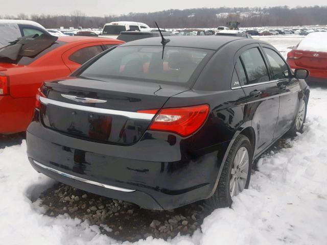 1C3CCBBB2CN114690 - 2012 CHRYSLER 200 TOURIN BLACK photo 4