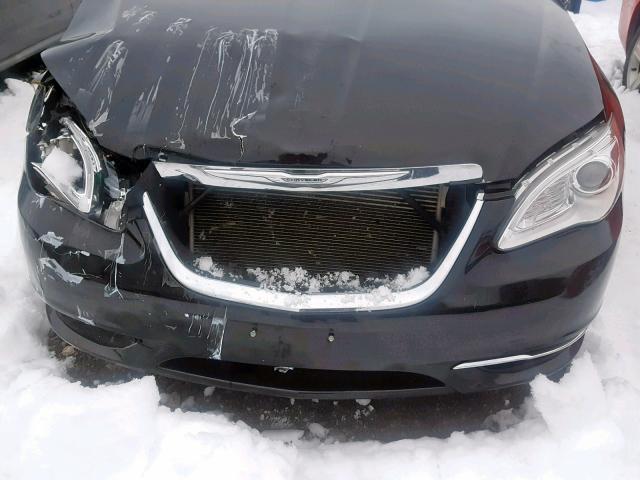 1C3CCBBB2CN114690 - 2012 CHRYSLER 200 TOURIN BLACK photo 9