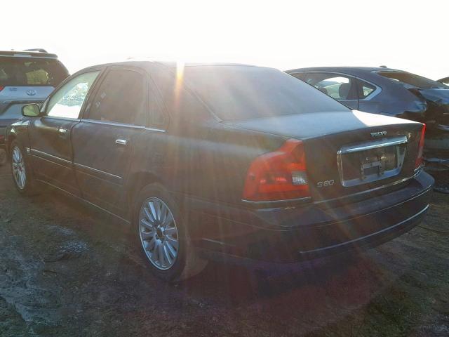 YV1TS92D341348512 - 2004 VOLVO S80 BLACK photo 3