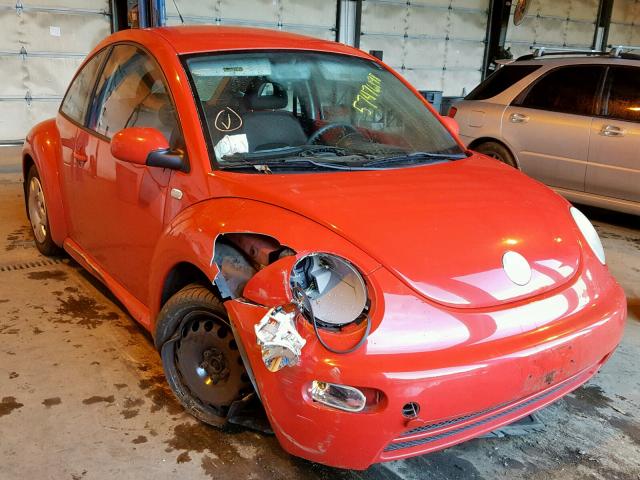 3VWBB21C52M436380 - 2002 VOLKSWAGEN NEW BEETLE RED photo 1