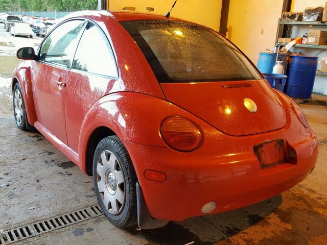 3VWBB21C52M436380 - 2002 VOLKSWAGEN NEW BEETLE RED photo 3