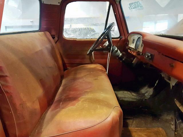 F25CE362204 - 1963 FORD F100 BROWN photo 5