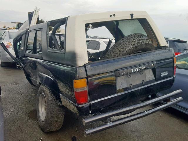 JT4RN62D3K0241615 - 1989 TOYOTA 4RUNNER RN BLACK photo 3