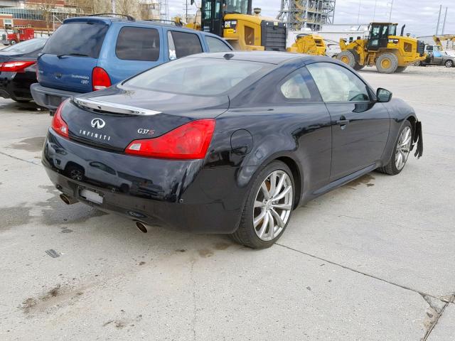 JN1CV6EK3AM101140 - 2010 INFINITI G37 BASE BLACK photo 4