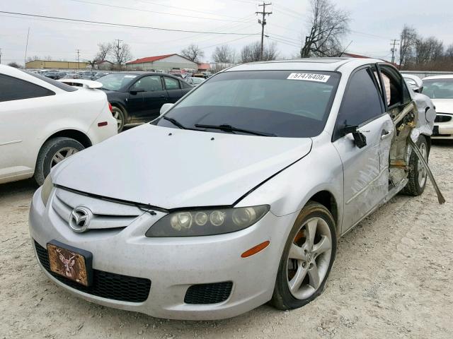 1YVHP80D875M14358 - 2007 MAZDA 6 S SILVER photo 2