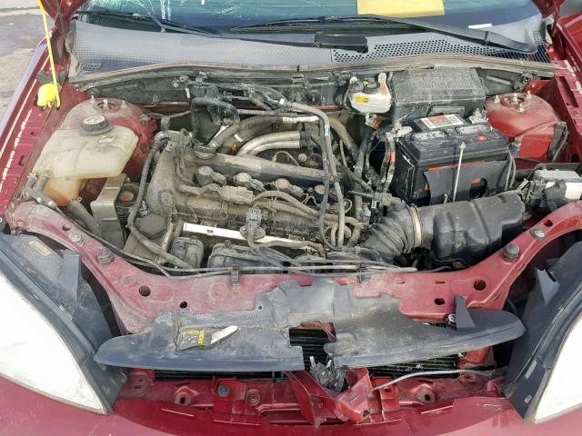 1FAHP31N96W183498 - 2006 FORD FOCUS ZX3 RED photo 7