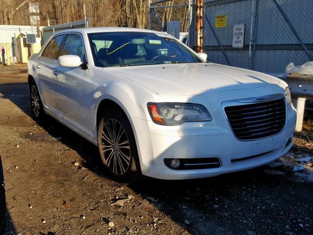 2C3CCAGG1DH739557 - 2013 CHRYSLER 300 V6 WHITE photo 1