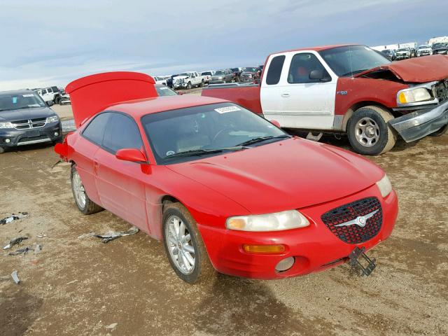 4C3AU52N5XE068129 - 1999 CHRYSLER SEBRING LX RED photo 1