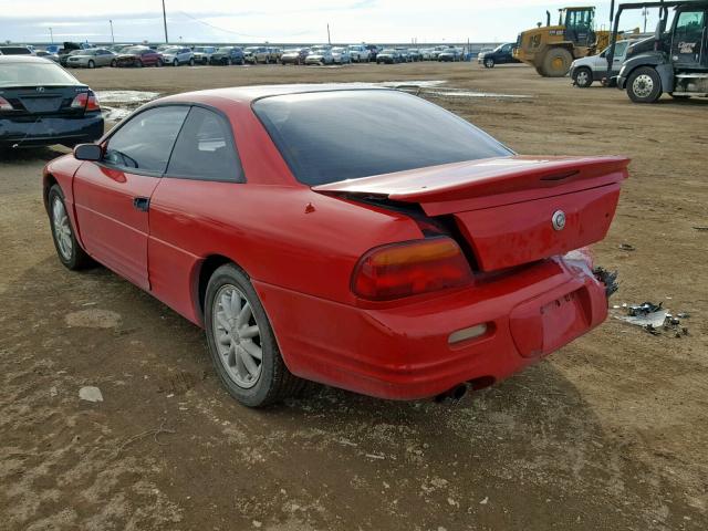 4C3AU52N5XE068129 - 1999 CHRYSLER SEBRING LX RED photo 3