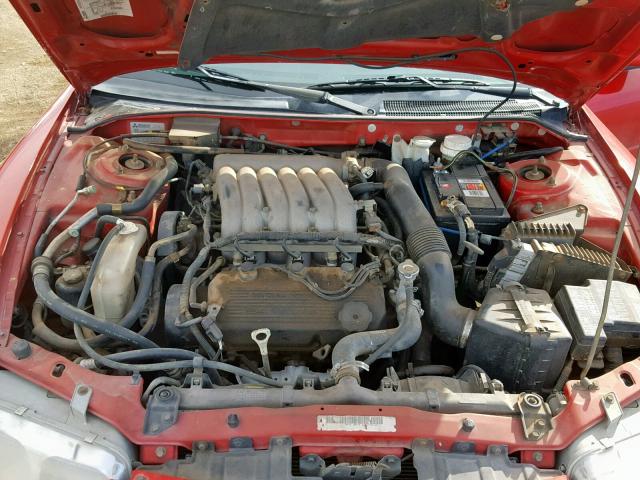 4C3AU52N5XE068129 - 1999 CHRYSLER SEBRING LX RED photo 7