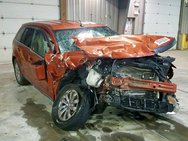 2FMDK49C98BB13614 - 2008 FORD EDGE LIMIT ORANGE photo 1