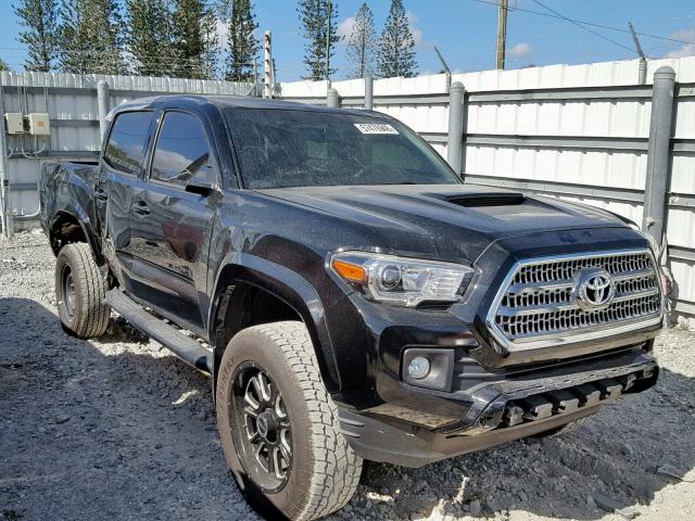 3TMAZ5CN3HM049796 - 2017 TOYOTA TACOMA DOU BLACK photo 1