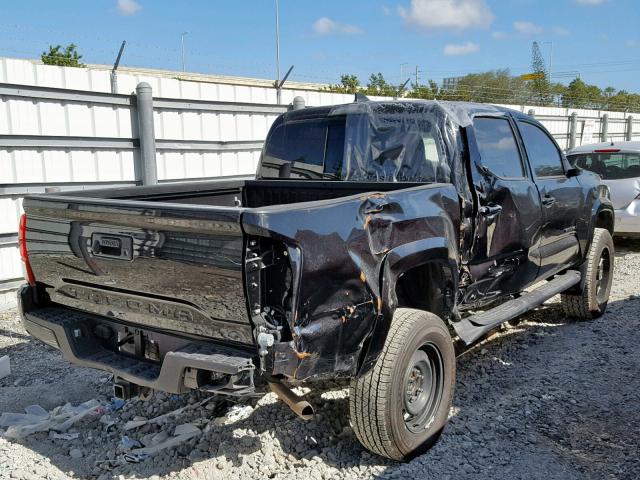 3TMAZ5CN3HM049796 - 2017 TOYOTA TACOMA DOU BLACK photo 4