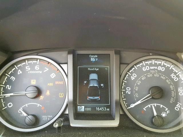 3TMAZ5CN3HM049796 - 2017 TOYOTA TACOMA DOU BLACK photo 8