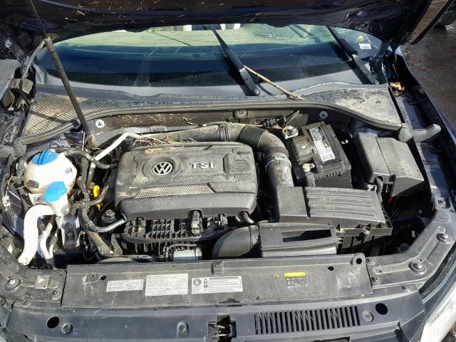 1VWBS7A35FC008944 - 2015 VOLKSWAGEN PASSAT SE BLUE photo 7