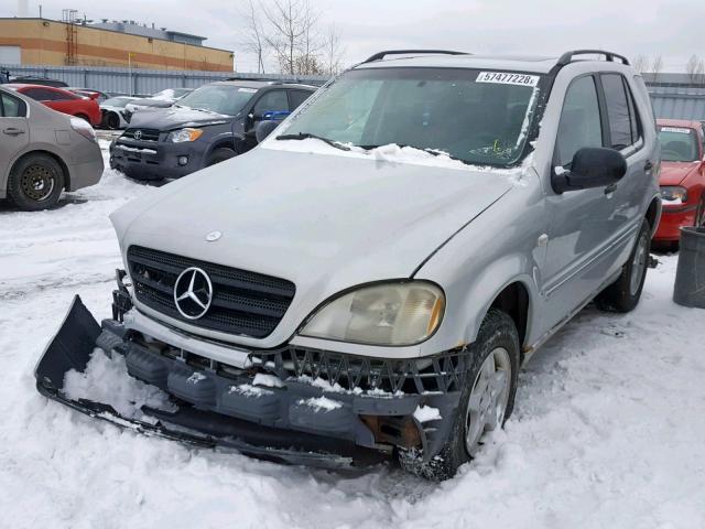 4JGAB54E6XA127420 - 1999 MERCEDES-BENZ ML 320 SILVER photo 2