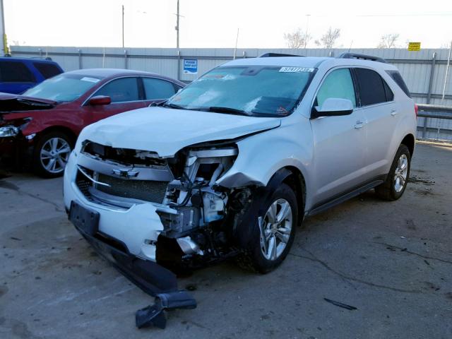 2GNALDEK1C6205469 - 2012 CHEVROLET EQUINOX LT SILVER photo 2