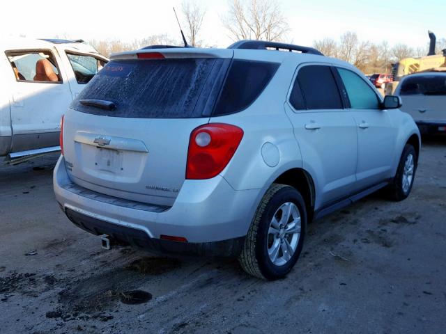 2GNALDEK1C6205469 - 2012 CHEVROLET EQUINOX LT SILVER photo 4