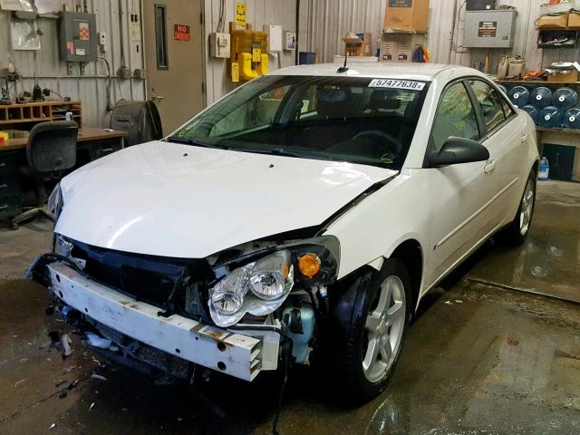 1G2ZG57N284156423 - 2008 PONTIAC G6 BASE WHITE photo 2