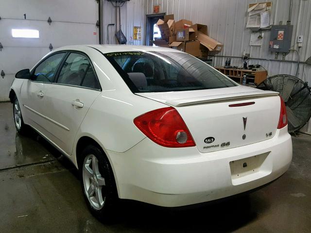 1G2ZG57N284156423 - 2008 PONTIAC G6 BASE WHITE photo 3