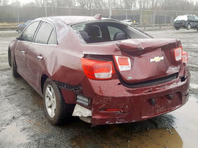 1G11C5SL8FF107618 - 2015 CHEVROLET MALIBU 1LT BURGUNDY photo 3