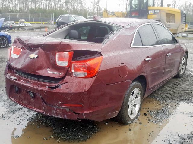 1G11C5SL8FF107618 - 2015 CHEVROLET MALIBU 1LT BURGUNDY photo 4