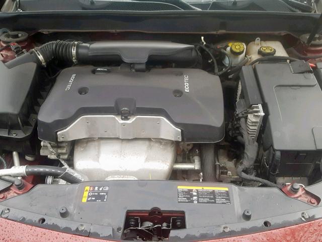 1G11C5SL8FF107618 - 2015 CHEVROLET MALIBU 1LT BURGUNDY photo 7